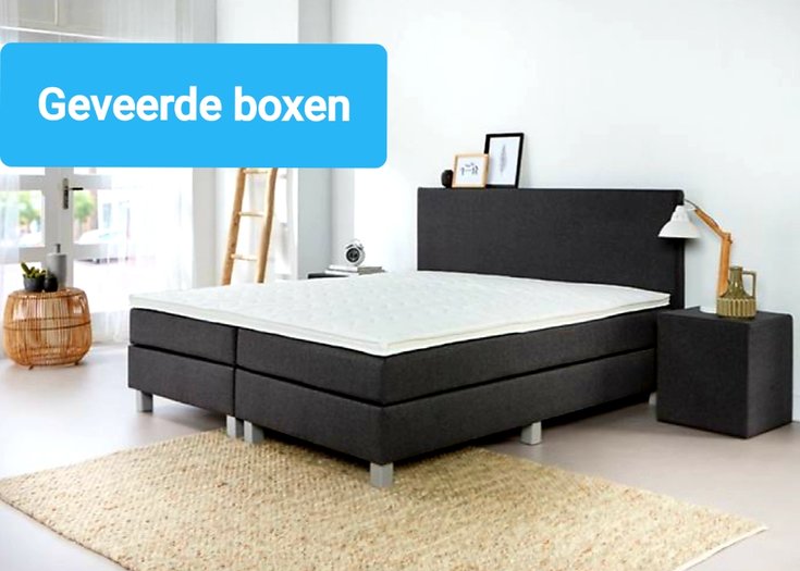 Bloody Cadeau James Dyson Boxspring Barcelona (geveerde boxen) - droom-slapen.nl