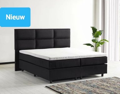 nakoming bundel koepel Boxspring Deluxe (incl. koudschuim topper) - droom-slapen.nl