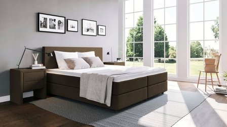 Boxspring Brussel (incl traagschuim topper)