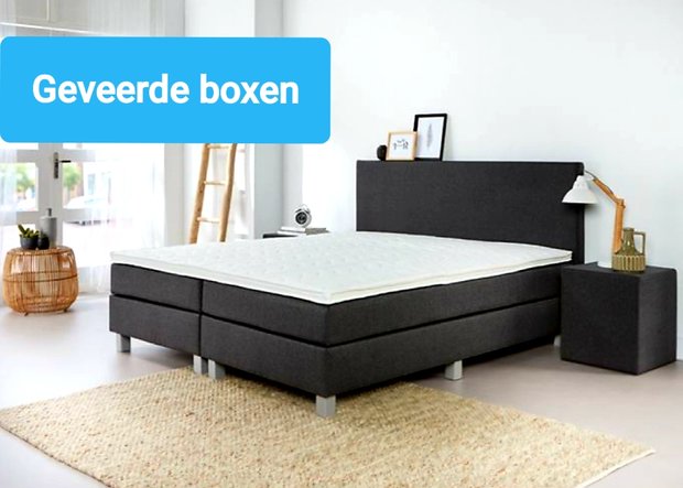 Boxspring Barcelona (geveerde boxen)