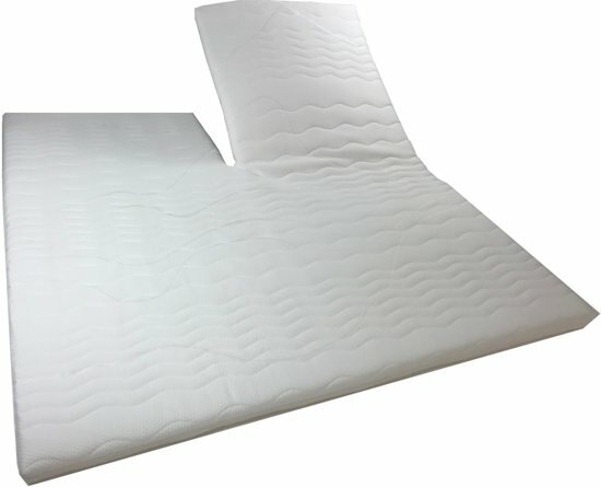 Cooltouch Split topdekmatras Nasa Traagschuim 6cm